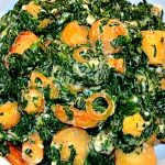 Creamed Spinach & Parsnips