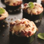 Zucchini-Bottomed Pizza Bites