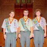 3 Ridgewood Scouts Earn the Eagle Badge of Honor