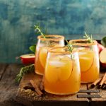 An Apple Cider & Thyme Bourbon Sipper