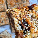 Chocolate Chip Oatmeal Flax Seed Bars with Sea Salt