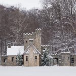 Visiting a Castle in the Snow