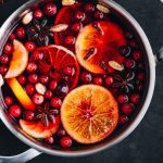 Mulled Wine with Oranges, Cranberries, Cloves, & Cardamom