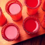 Bloody Orange Tequila Cocktail for Halloween