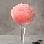 A Snowy Rosé Granita