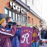 RHS Band Performs at the Grand Opening of Chip City!